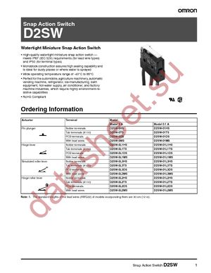 D2SW-01HS datasheet  